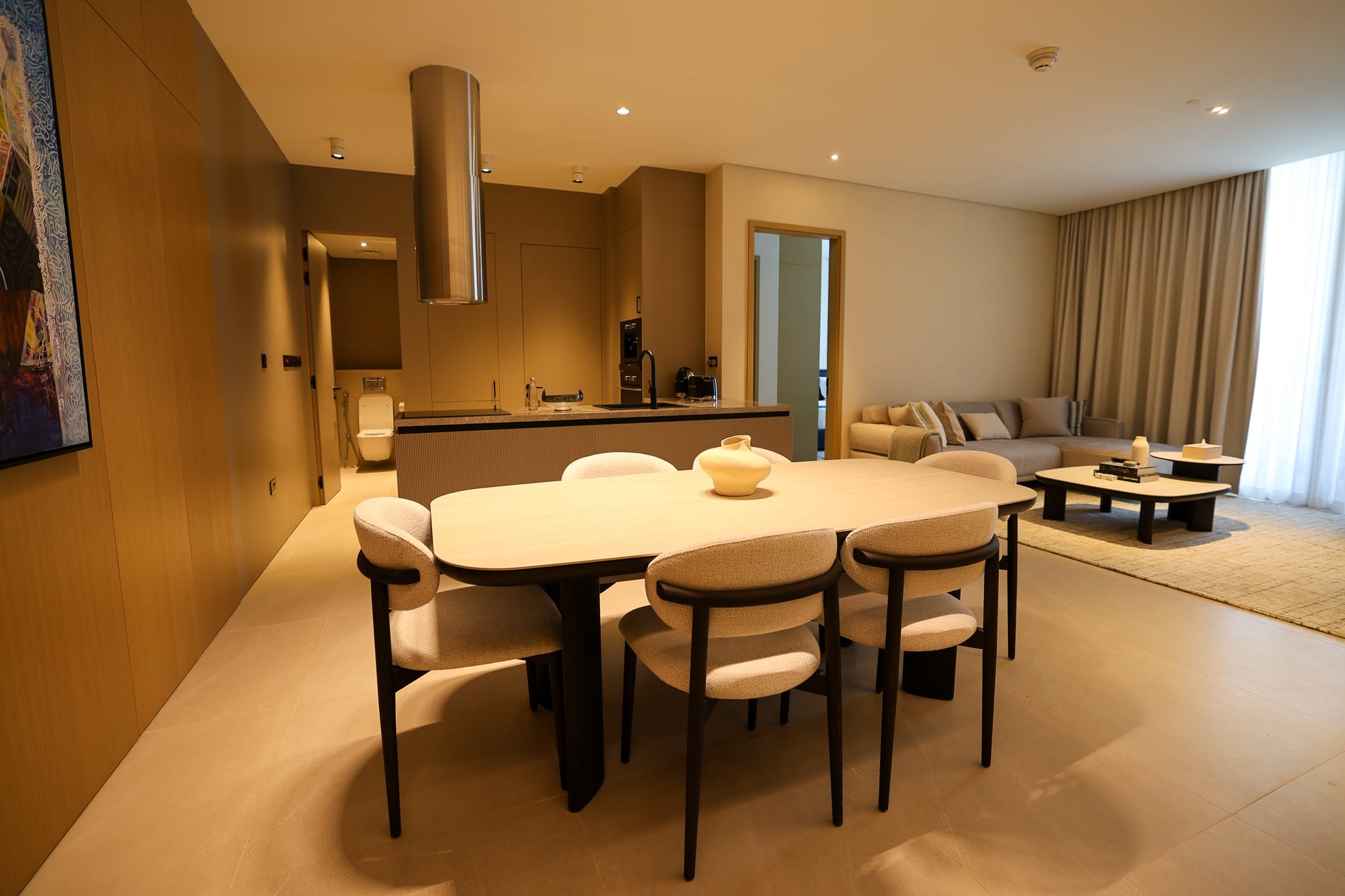 Open-plan dining & living
