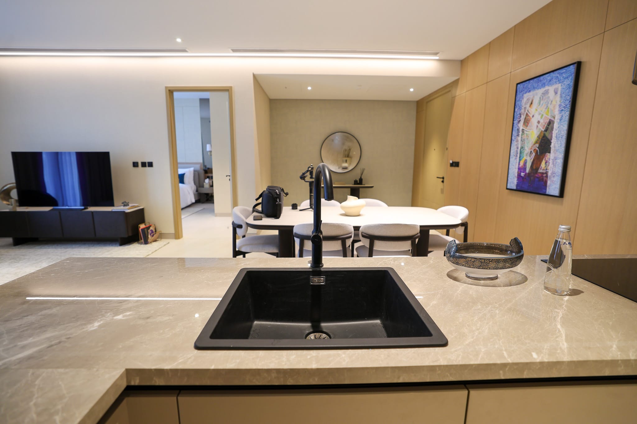 Statement island & integrated sink